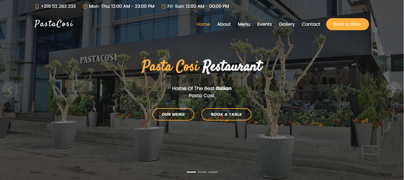 Restaurant website project for bca/btech final year with ppt