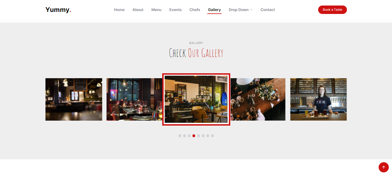 Yummy Restaurant Order Booking Website Project with PPTX