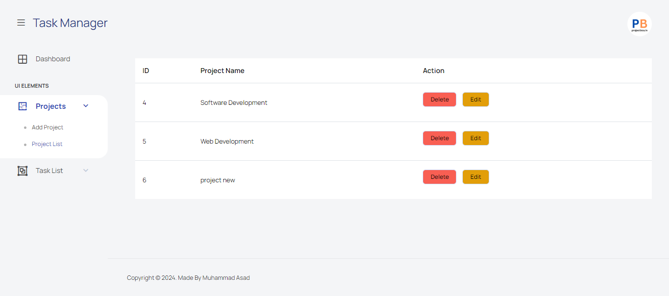 Project Tasker Pro - Advanced Task & Project Management with Drag-and-Drop