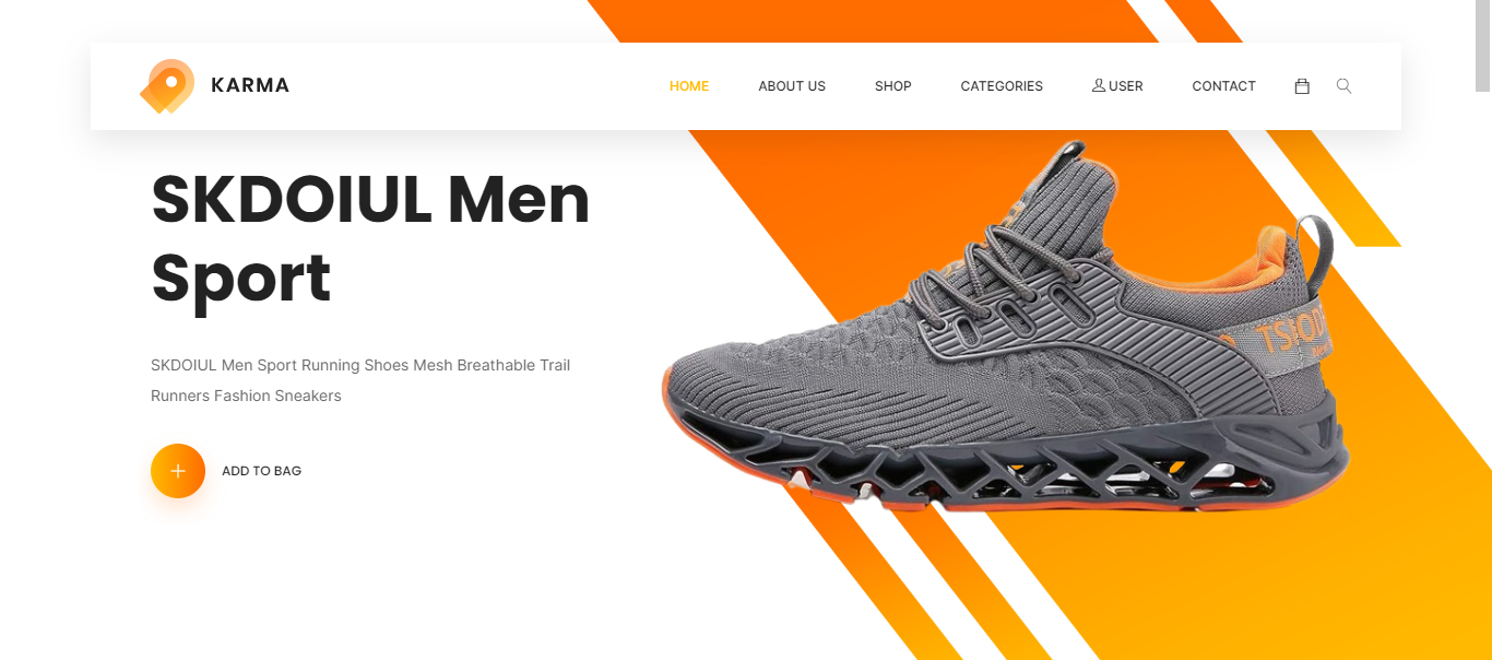 Kerma Shoe Ecommerce Store Project in Laravel