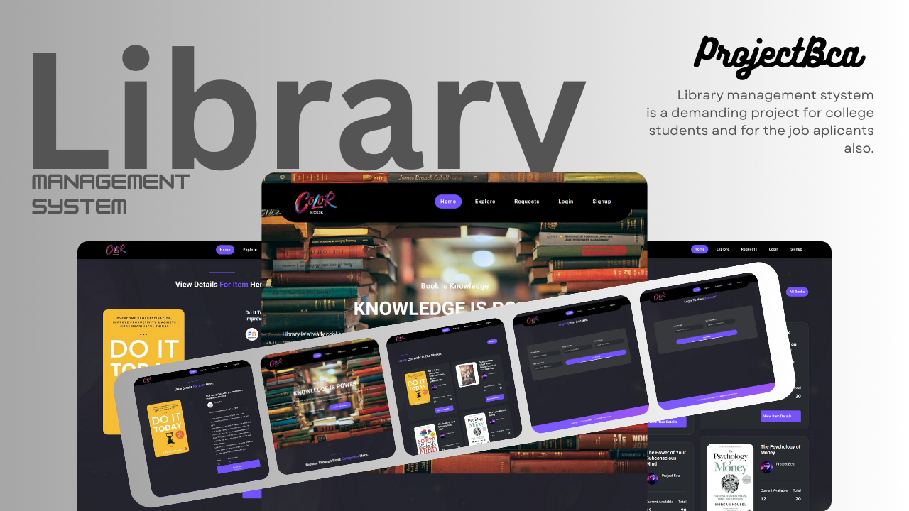 Library Mangement System Project in Laravel